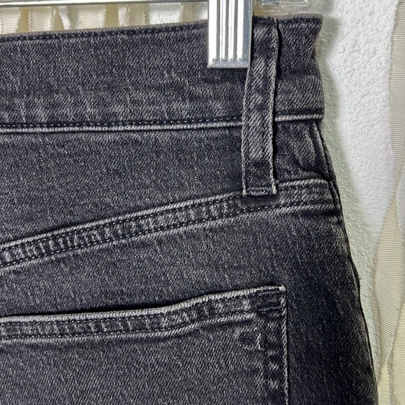 Madewell NWOT Relaxed Denim Shorts in Washed Black Size 26 - Picture 4 of 9